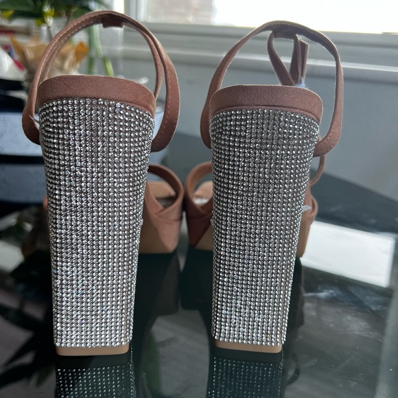 ASOS | platform ankle strap studded heel - Picture 7 of 9